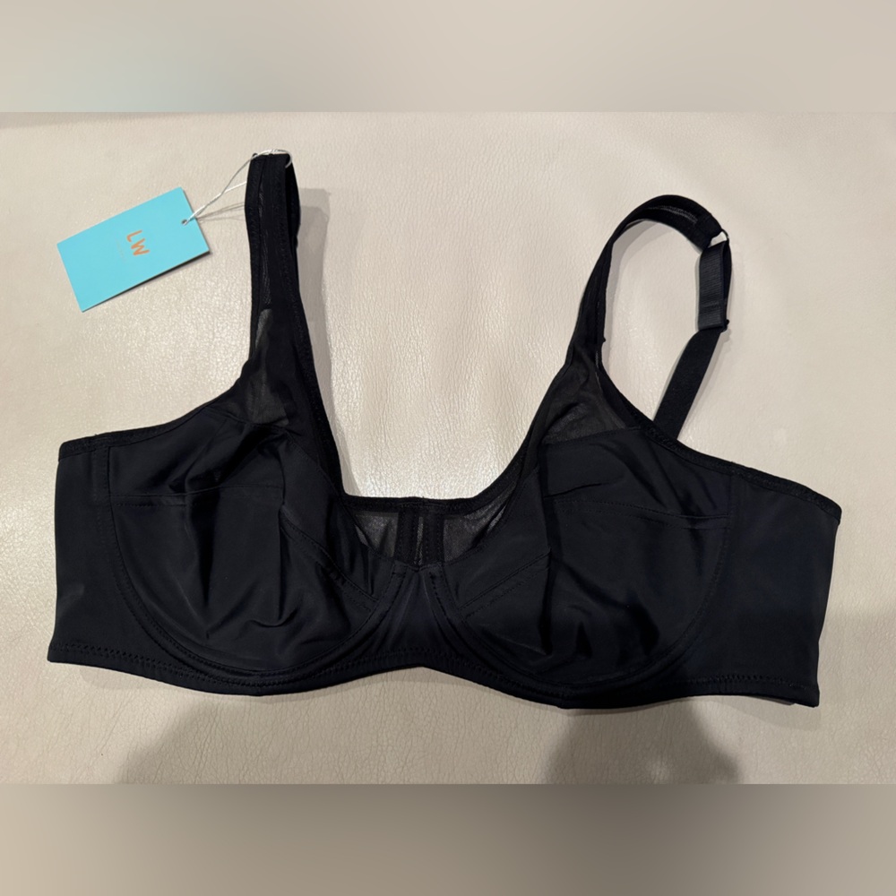 Sheer Sexy Underwire Bra in black 38B